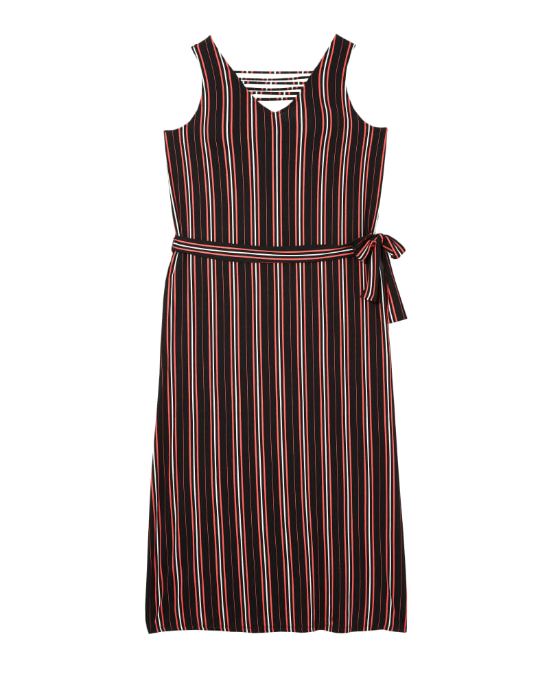 Front of plus size Olivia Self Tie Maxi Dress by Prescott New York | Dia&Co | dia_product_style_image_id:137988